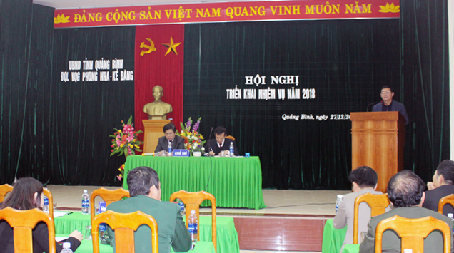 Phấn đấu năm 2018 tăng từ 8-10% lượng khách du lịch đến Phong Nha-Kẻ Bàng
