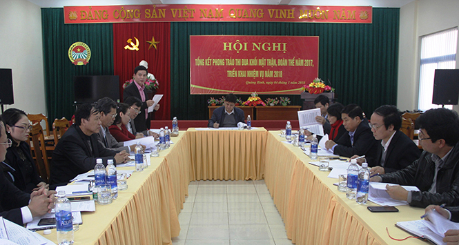 Tổng kết phong trào thi đua Khối Mặt trận và các tổ chức chính trị-xã hội tỉnh