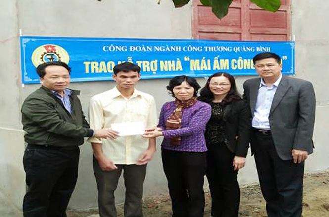 Khánh thành nhà 'Mái ấm Công đoàn'