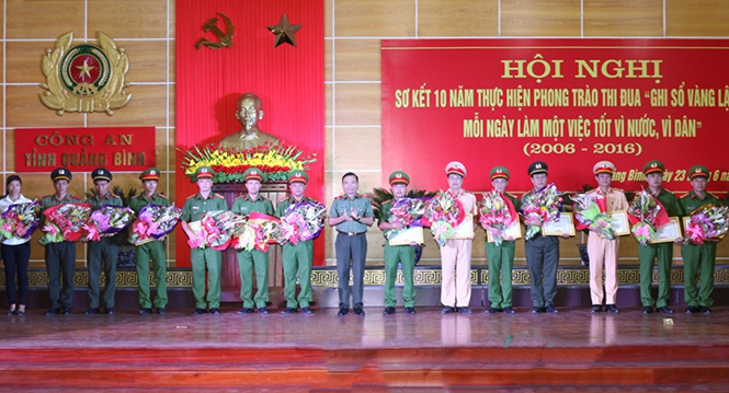 Công an tỉnh Quảng Bình: Hoàn thành xuất sắc nhiệm vụ bảo đảm an ninh trật tự năm 2017