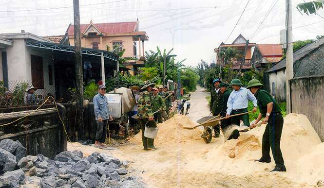 Hội CCB huyện Quảng Ninh: Tích cực tham gia xây dựng nông thôn mới