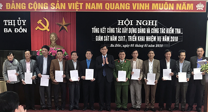 Đảng bộ thị xã Ba Đồn: Đổi mới toàn diện hệ thống chính trị cơ sở