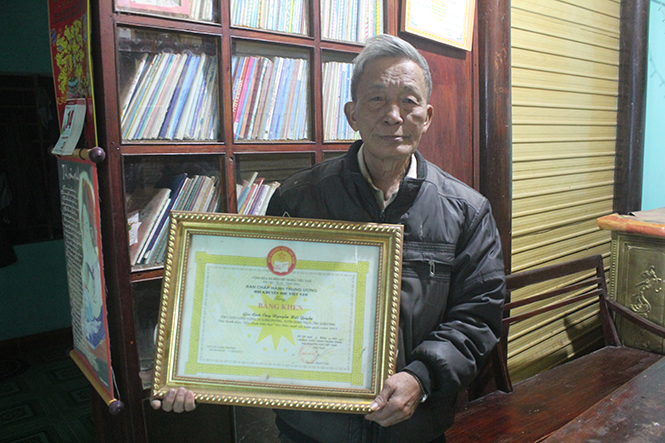 Chuyện gia đình người thương binh hiếu học