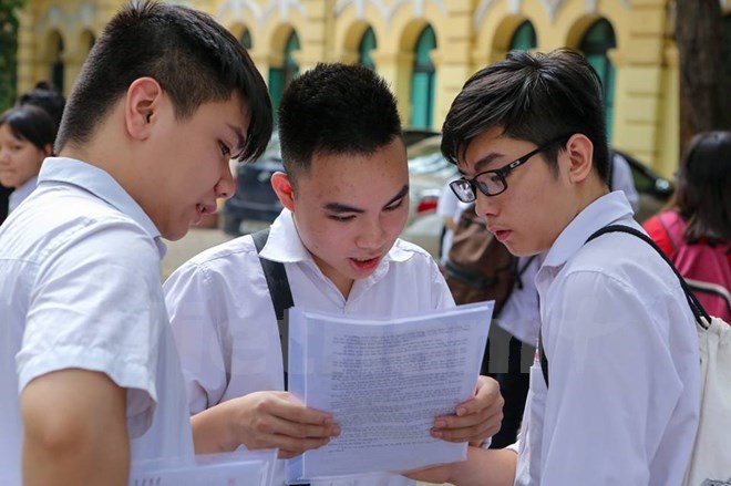 Bộ Giáo dục - Đào tạo công bố đề thi minh họa kỳ thi THPT quốc gia 2018
