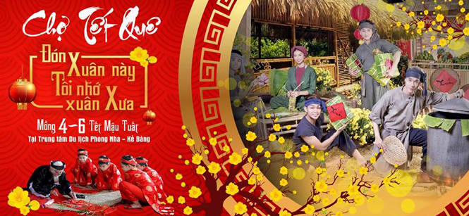 Tổ chức chợ Tết quê "Đón Xuân này tôi nhớ Xuân xưa"