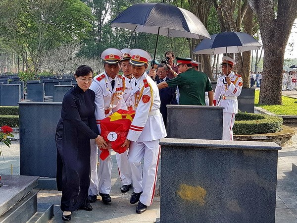 An táng 6 hài cốt liệt sỹ hy sinh trong Tổng tiến công Xuân 1968