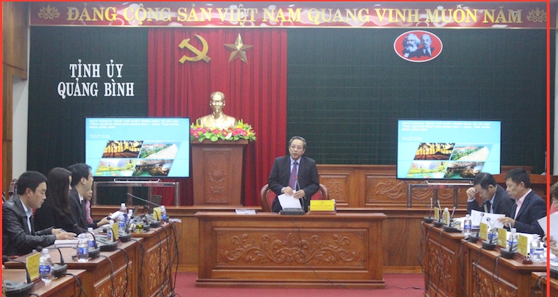 Báo cáo dự thảo Quy hoạch tổng thể phát triển kinh tế-xã hội tỉnh Quảng Bình đến năm 2030, tầm nhìn đến năm 2050