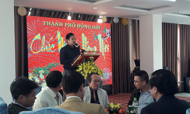 TP. Đồng Hới: Gặp mặt báo chí nhân dịp đầu Xuân Mậu Tuất 2018