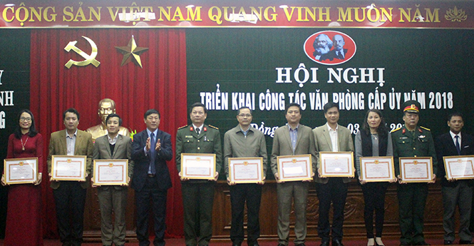 Phát huy hiệu quả việc tham mưu, phục vụ trong công tác văn phòng cấp ủy