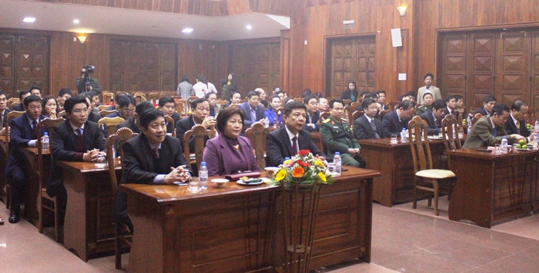 Thường trực Tỉnh ủy: Gặp mặt cán bộ chủ chốt nhân dịp Tết Mậu Tuất 2018