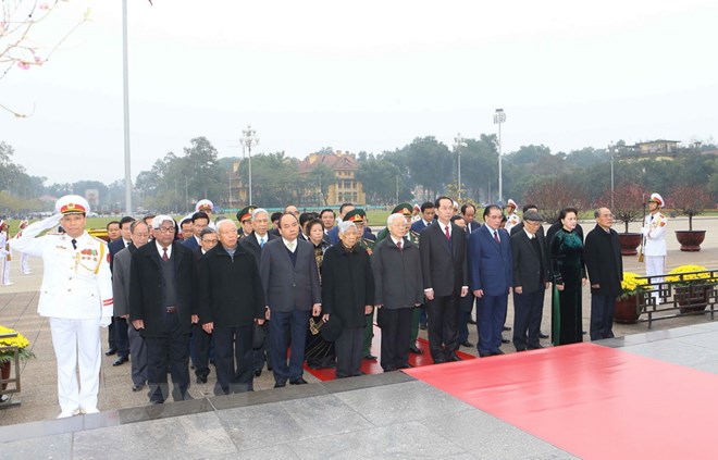 Lãnh đạo Đảng, Nhà nước vào Lăng viếng Chủ tịch Hồ Chí Minh