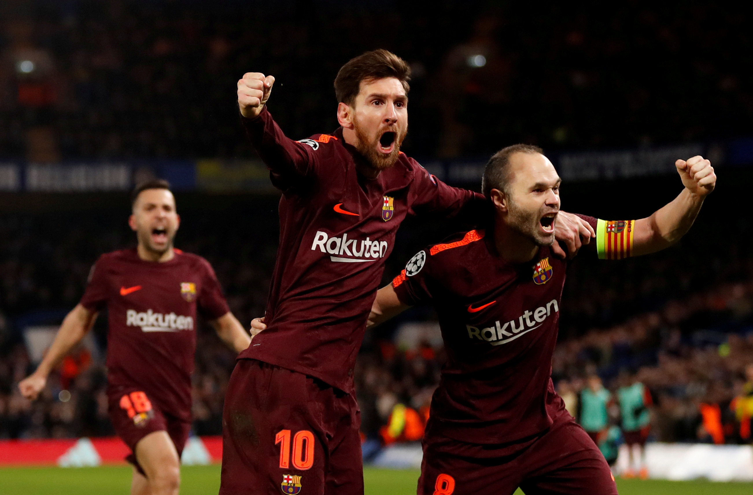 Messi lần đầu "nổ súng", Barca cầm chân Chelsea tại Stamford Bridge