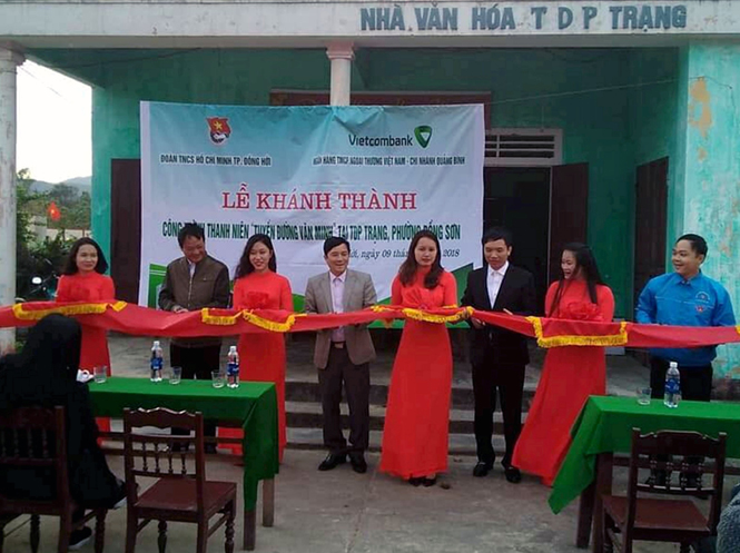Khánh thành công trình thanh niên 'Tuyến đường văn minh' tại phường Đồng Sơn