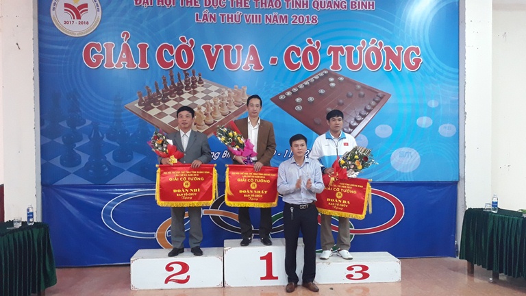 TP. Đồng Hới giành giải nhất toàn đoàn cả 2 nội dung cờ vua và cờ tướng