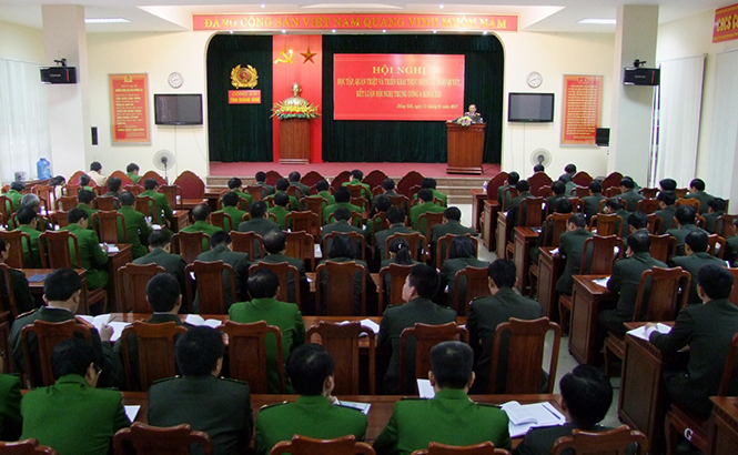 Đảng bộ Công an tỉnh: Tăng cường công tác kiểm tra, giám sát, siết chặt kỷ luật, kỷ cương