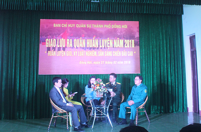 LLVT TP. Đồng Hới: Nâng cao chất lượng huấn luyện năm 2018