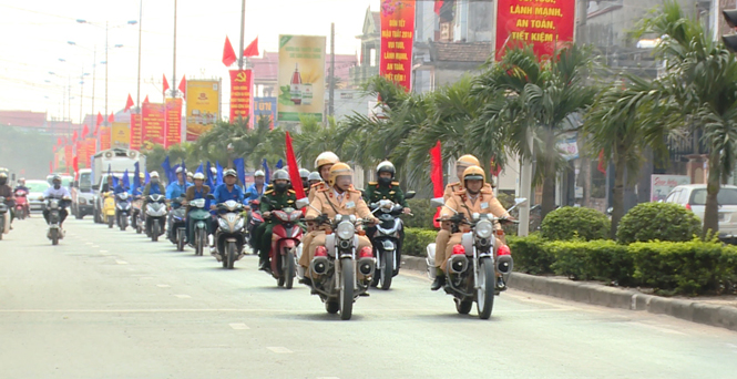 Thị xã Ba Đồn: Ra quân Năm An toàn giao thông 2018