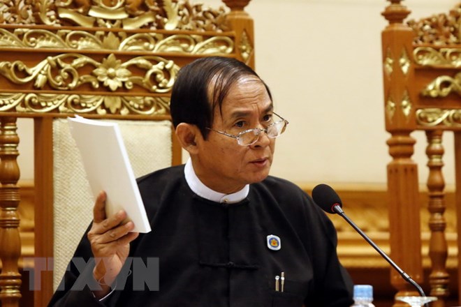 Chủ tịch Hạ viện Myanmar U Win Myint đệ đơn từ chức