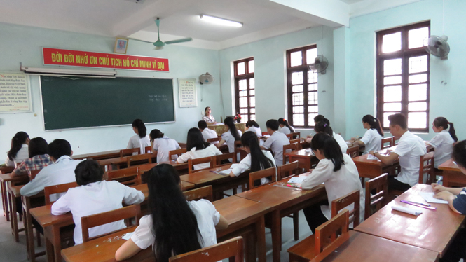 Hơn 3.000 thí sinh tham gia kỳ thi chọn học sinh giỏi cấp tỉnh năm học 2017-2018