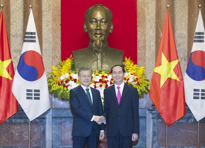 Việt Nam-Hàn Quốc quyết tâm nâng kim ngạch thương mại lên 100 tỷ USD