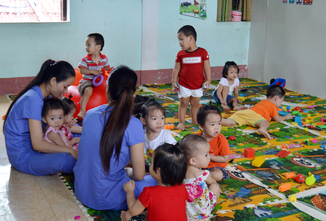 Hỗ trợ phát triển trường mầm non trong khu công nghiệp