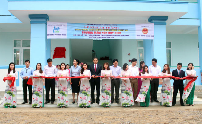 Khánh thành Trường mầm non xã Duy Ninh