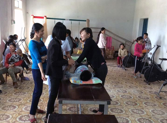 Ươm mầm hy vọng cho trẻ em khuyết tật