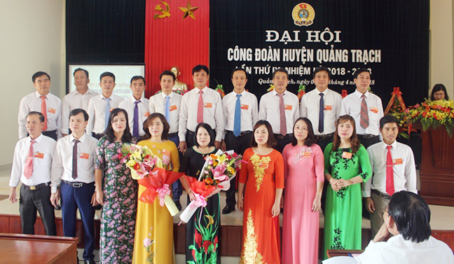 Đại hội Công đoàn huyện Quảng Trạch lần thứ IX, nhiệm kỳ 2018-2023