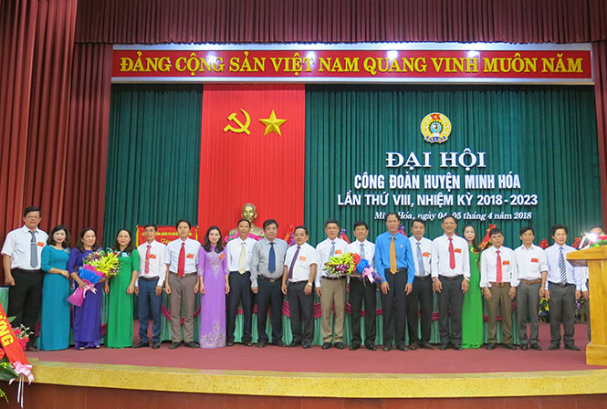Đại hội công đoàn huyện Minh Hóa lần thứ VIII, nhiệm kỳ 2018-2023