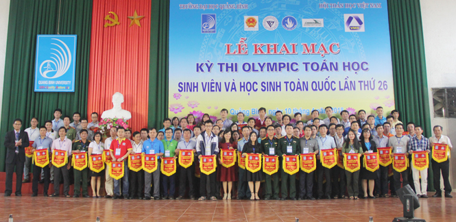 Khai mạc Kỳ thi Olympic Toán học sinh viên và học sinh toàn quốc lần thứ 26
