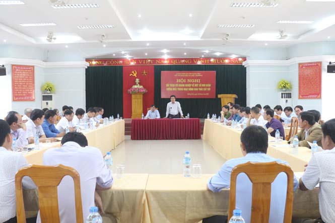 Tiếp tục tháo gỡ khó khăn trong hoạt động khai thác cát, sỏi
