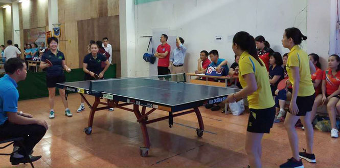 Khai mạc giải cầu lông, bóng bàn Khối các cơ quan tỉnh