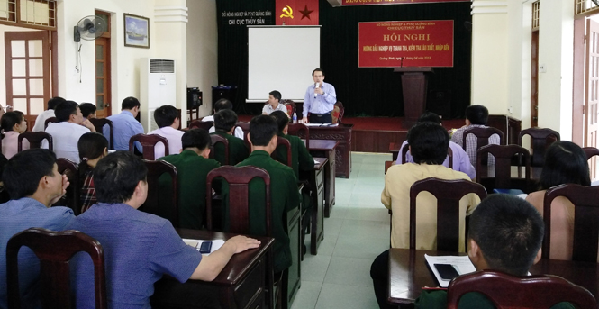 Tập huấn phổ biến, hướng dẫn nghiệp vụ thanh tra, kiểm tra tàu cá xuất bến, nhập bến