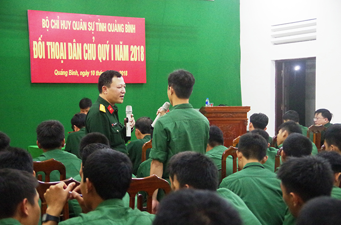 Khi chiến sỹ được lắng nghe, chia sẻ
