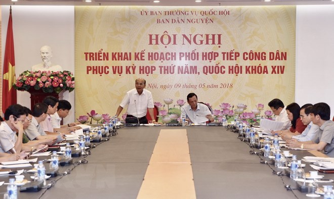 Phối hợp tiếp công dân phục vụ Kỳ họp thứ 5, Quốc hội khóa XIV