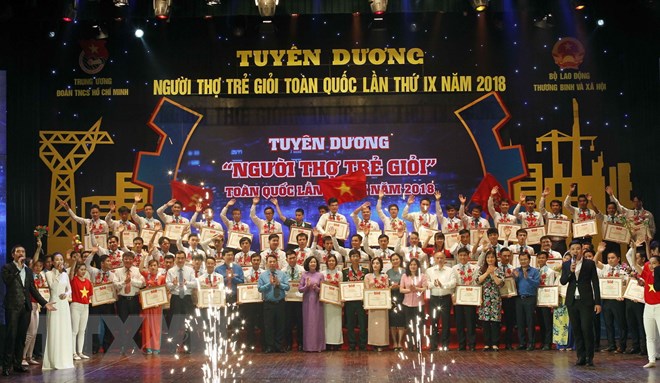 Tuyên dương 65 người thợ trẻ giỏi toàn quốc lần thứ IX năm 2018