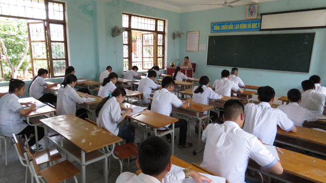 Sáng nay, hơn 9 nghìn học sinh thi thử Kỳ thi THPT Quốc gia 2018