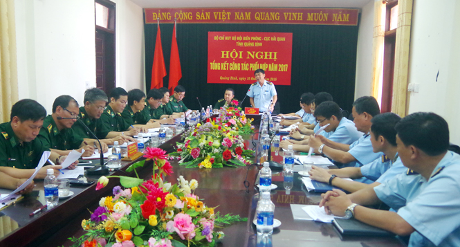 Bộ chỉ huy BĐBP tỉnh, Cục Hải Quan: Triển khai công tác phối hợp năm 2018