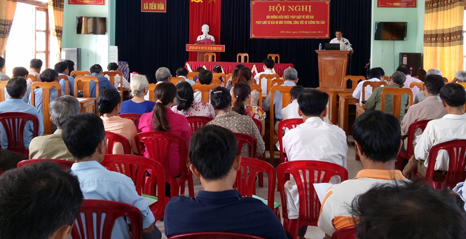 Bồi dưỡng kiến thức pháp luật tại các xã, phường trọng điểm về vi phạm pháp luật