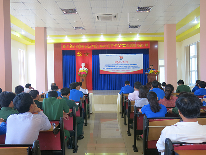 Tỉnh đoàn: Quán triệt các văn bản chỉ đạo liên quan đến công tác dân vận