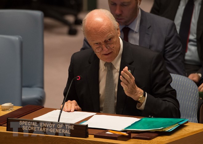 Đặc phái viên Liên hợp quốc kêu gọi giảm căng thẳng tại Syria