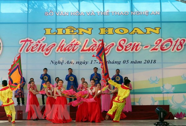 600 nghệ sỹ tham gia biểu diễn khai mạc Lễ hội Làng Sen 2018