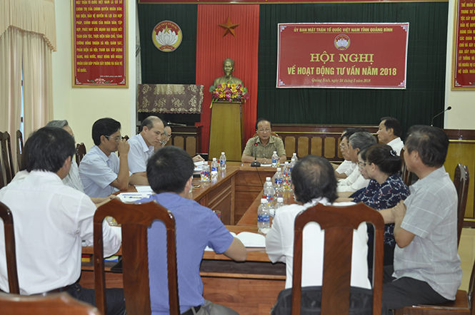 Phát huy vai trò của các hội đồng tư vấn Ủy ban MTTQVN tỉnh