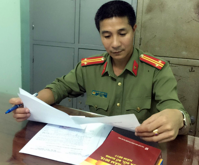 Người sỹ quan an ninh bản lĩnh, nhiệt huyết