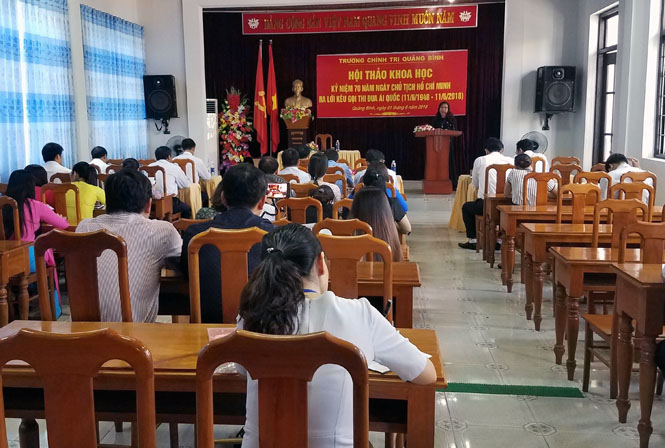 Hội thảo khoa học kỷ niệm 70 năm ngày Chủ tịch Hồ Chí Minh ra lời kêu gọi Thi đua ái quốc