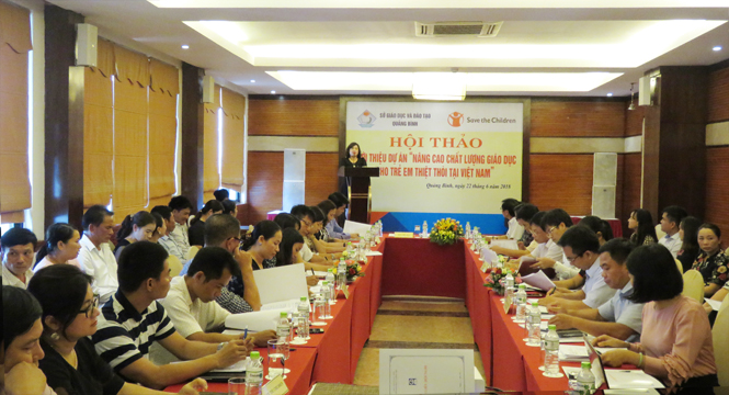 "Nâng cao chất lượng giáo dục cho trẻ em thiệt thòi tại Việt Nam"