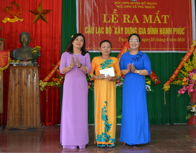 Hội Phụ nữ huyện Bố Trạch: Đẩy mạnh xây dựng gia đình "No ấm, bình đẳng, tiến bộ, hạnh phúc"