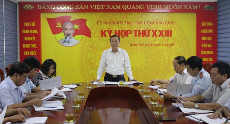 Uỷ ban Kiểm tra Tỉnh uỷ: Xem xét, kỷ luật cán bộ vi phạm