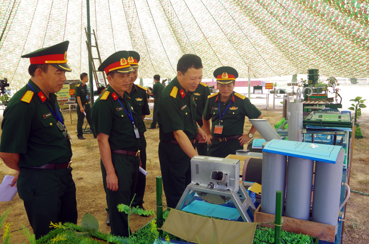 Bộ CHQS tỉnh:  Tổng kết hội thi cải tiến mô hình, thiết bị huấn luyện hậu cần