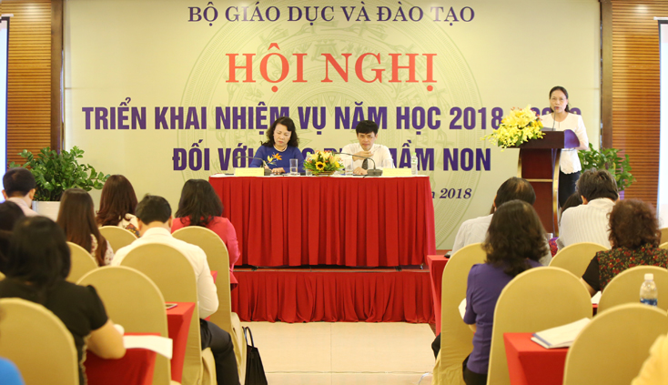 Triển khai nhiệm vụ cấp học mầm non năm học 2018-2019